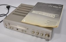 Dual CV 450M Stereo Amplifier Aluminiumgehäuse Silber Verstärker