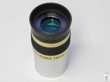 CORONADO Cemax 18mm 1.25" high-contrast eyepiece for H-alpha & planetary viewing