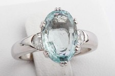 Aquamarin 3,13 ct Ring 18K 750