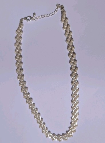 Halskette collier perlen - halskette,