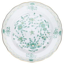 Speiseteller Meissen Neuer Ausschnitt Indische Malerei grün Reich III.W