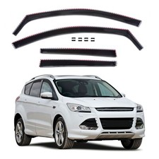 Windabweiser GP Regenabweiser Für Ford Kuga 2 2013-2019 4-Tlg Set Schwarz