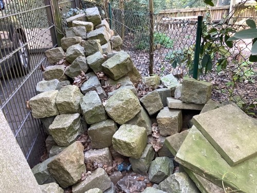Alte pflastersteine granit - alte,