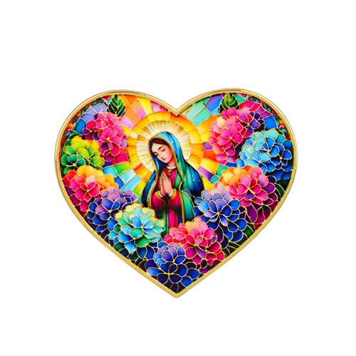Herz anstecker pin jesus - anstecker,