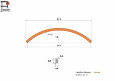 8,5x5,8 Leimholzbogen Runddach