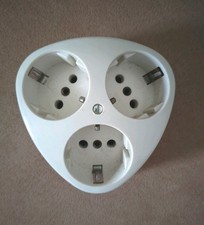 Schutzkontakt-Steckdose 3er