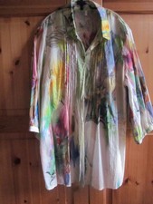 Steilmann Bluse -Tunika - Leichter Crash - Gr. 40