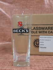 Becks Henry Becher 6 Biergläser 0,3 l Gastro Bremen ohne Karton !!!