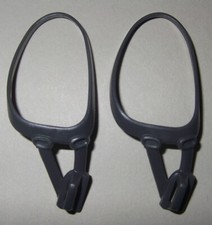 18351, 2x Waffengurt, Säbelgurt, Schultergurt, Schärpe (dickbauch), dunkgrau