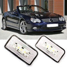 Kennzeichenleuchte Mercedes SL R230 geschraubt Wagennummer licht