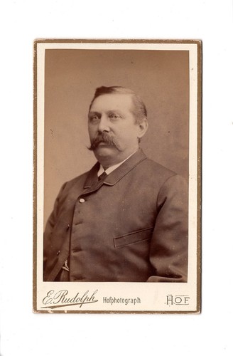 Cdv foto herrenportrait - foto,
