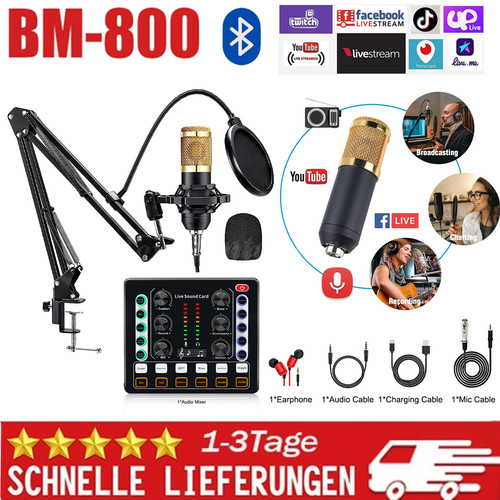 Komplettes studio aufnahmeset - komplettes,