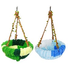 1pc Pet Nest Plush Bird Bed