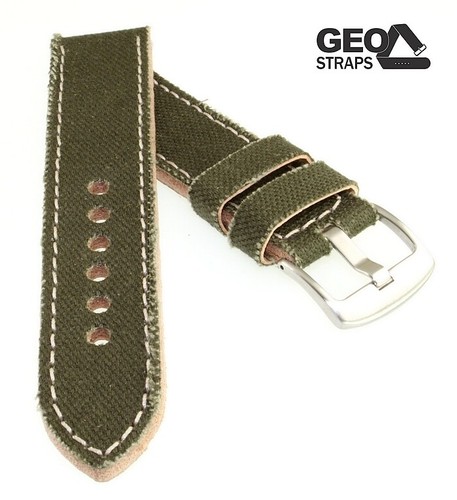 Geo straps canvas - canvas, uhrenarmband