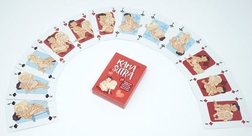 Comic kartenspiel kamasutra - kartenspiel,
