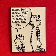 Pin, Badge, Anstecker, Calvin