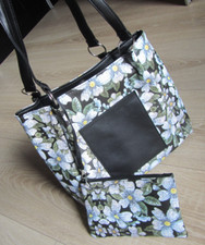 Damen Taschenset - Schultertasche Handtasche Shopper + kleiner Innentasche - NEU