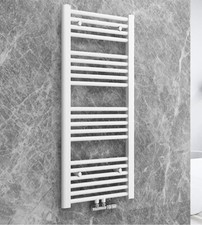 Badheizkörper Heizkörper Handtuchtrockner Handtuchwärmer Heizung 100x40x30 Weiß