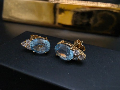 Ohrringe gelbgold 333 - ohrringe, /