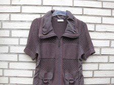 Braune Kurzarm-Weste von Bonita, Gr. M