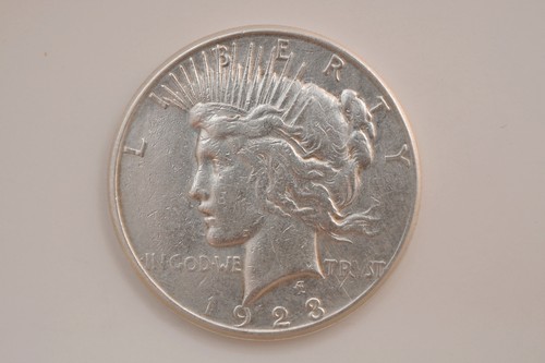 Peace silver dollar 1923 - silver,