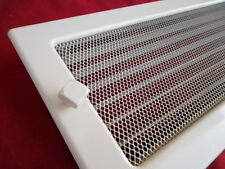 Kamin Luftgitter weiß Ofen Lüftungsgitter Warmluftgitter Kaltluftgitter Gitter