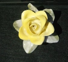 Kleine gelbe Tisch - Rose Porzellan Sandizell Höffner & Co. 50er Jahre