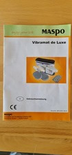 MASPO Vibramat de Luxe mit 3 Massageaufsätzen PROFI Großflächenmassagegerät