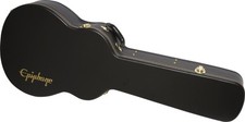 Epiphone Koffer Jumbo Hardcase Western Gitarre Plüsch gefüttert Zubehörfach