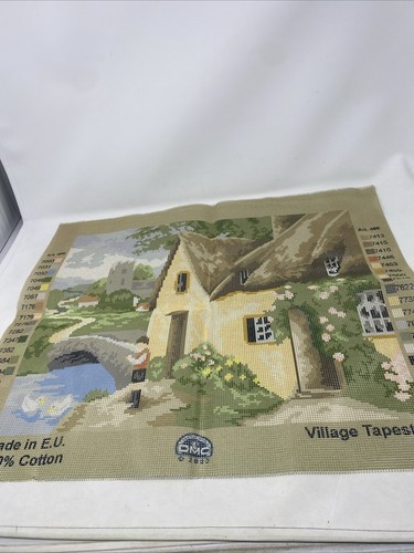 Dmc village wandteppich - dmc,