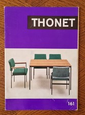 Tolles Vintage Prospekt / Katalog - THONET STAHLMÖBEL - Stühle & Tische von 1961
