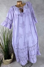 neu MAXI Kleid Tunika Alinie