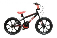 XN-3-18 Jungen Kinder Freestyle BMX Fahrrad Stuntstifte 18" MAG Rad schwarz rot Kinder