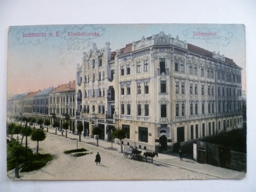 Leitmeritz elisabethstraße - ak,