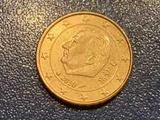 Belgien 2010, 1 Kursmünze  10cent Monogramm König Albert II aus aktuellem Umlauf