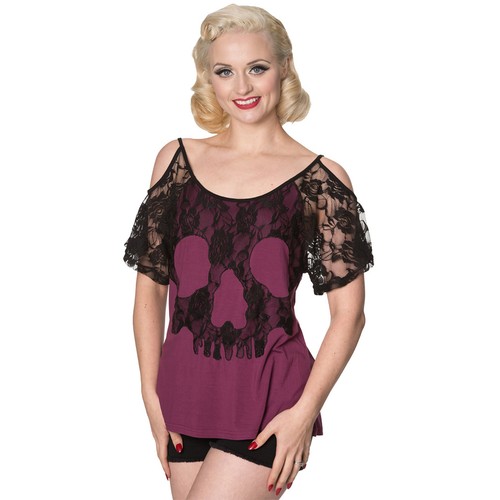 Banned gothic goth shirt - goth, t-shirt