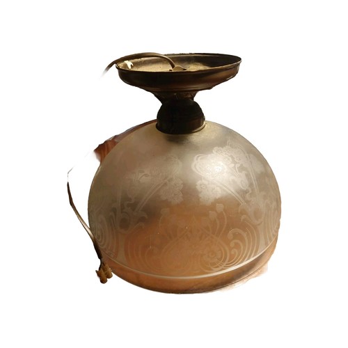 Deckenlampe vintage satinglas - vintage,
