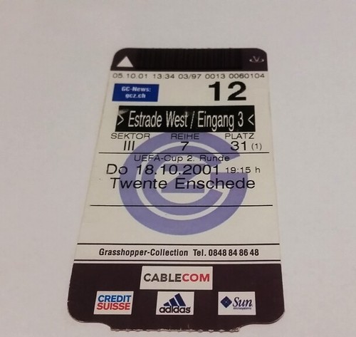 Used ticket grasshopper - used,