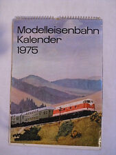 DDR Modelleisenbahn Kalender 1975 Modellbahn Sammler Eisenbahn