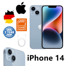 NEU Apple iPhone 14 - 128GB Blau (Ohne Simlock) (Dual-SIM) ✔️24 Monate Garantie