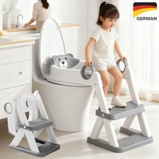 Toilettentrainer Toilettenstuhl Toilettensitz Sitz mit Treppe Leiter für Kinder