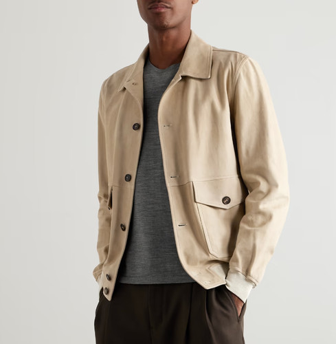 Weiße lederjacke herren - herren, pure