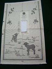 Kreuzstich Stickbild Ostern