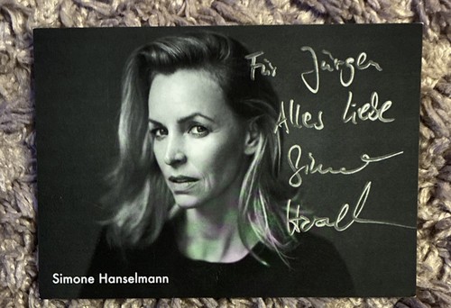 Autogrammkarte simone - autogrammkarte,