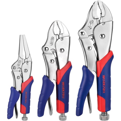 Gripzangen set handgriff - handgriff, 165mm