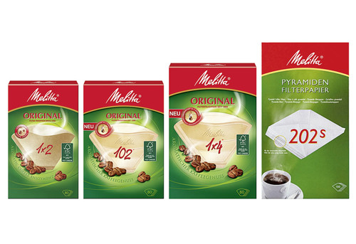 Melitta filtertüten braun - filtertüten, 1x4