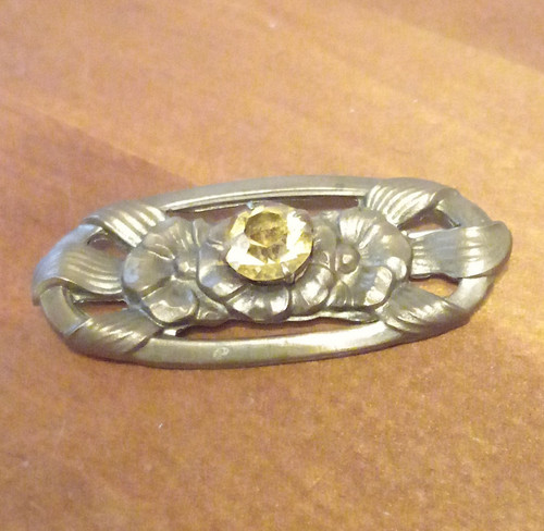 Vintage blumen brosche gold - vintage, &