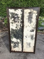 alter industrial  Weinschrank Lorsbach & Braach Spind Loft Industriedesign 20er