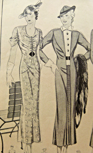 Altes vobach modeheft - altes, 1935
