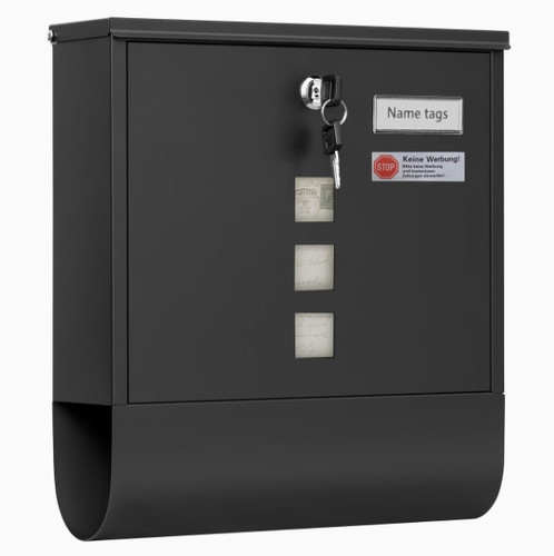 Moderne briefbox abschließbar - moderne,